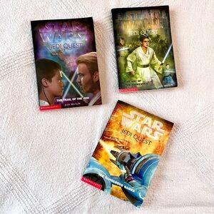 Star Wars Jedi Quest Books 1, 2, & 3 of Series by Scholastic